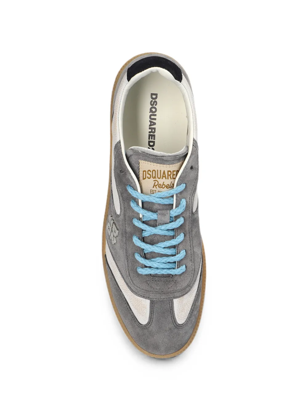 DSQUARED2 Sneakers met logoplakkaat Grijs