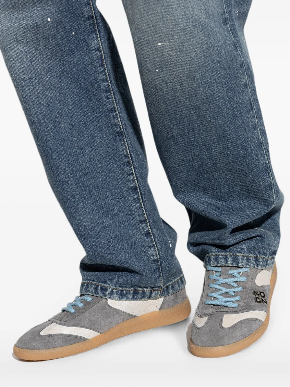 DSQUARED2 Sneakers met logoplakkaat Grijs