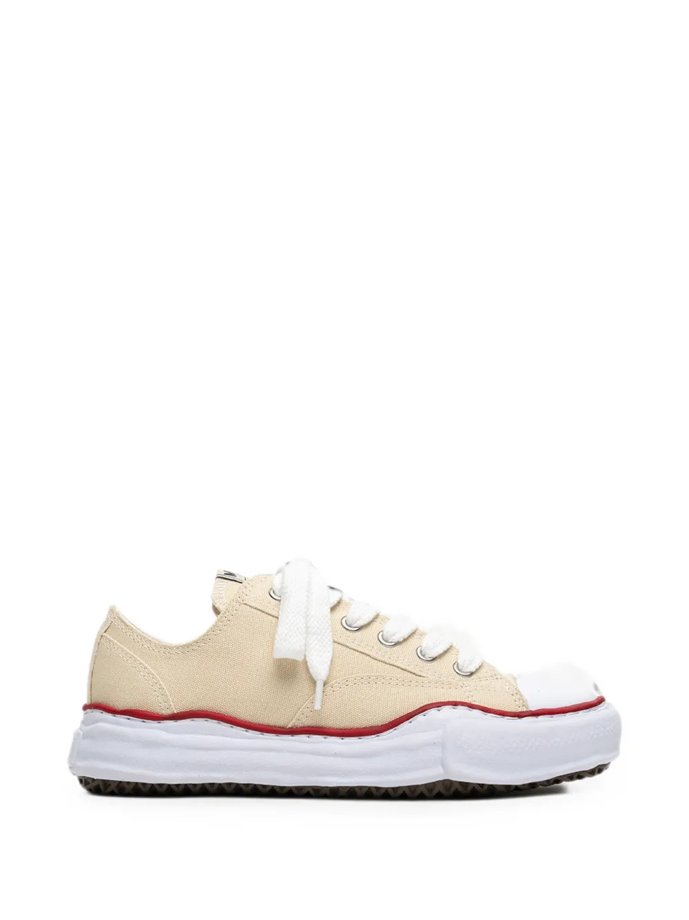 Maison MIHARA YASUHIRO Peterson OG sole canvas low-top sneakers Beige