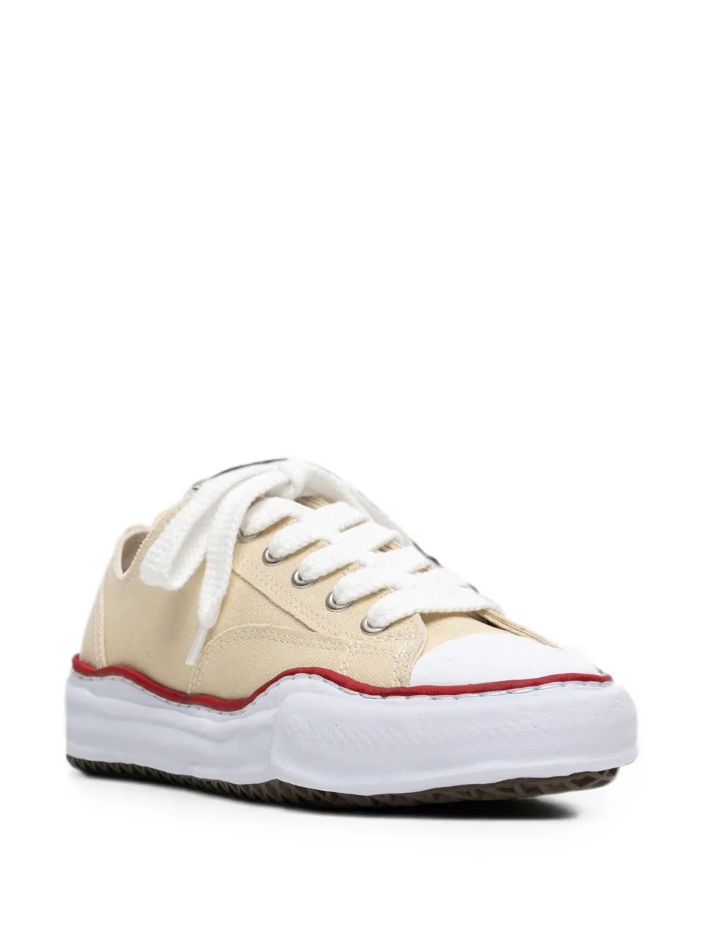 Maison MIHARA YASUHIRO Peterson OG sole canvas low-top sneakers Beige