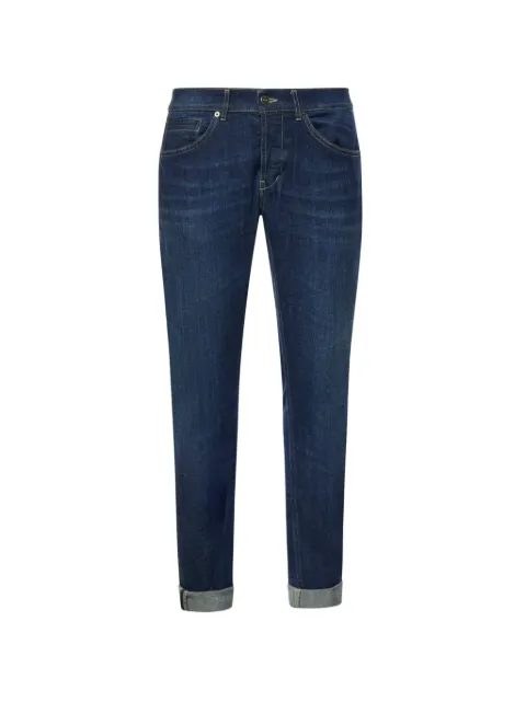 DONDUP logo-plaque slim-fit jeans