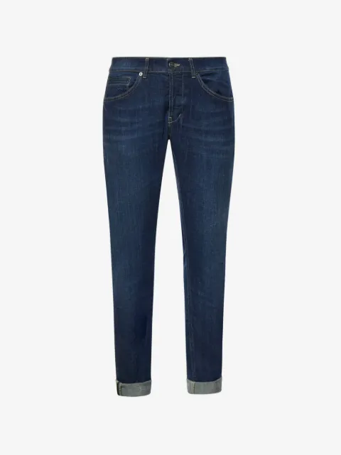 DONDUP jean slim à plaque logo