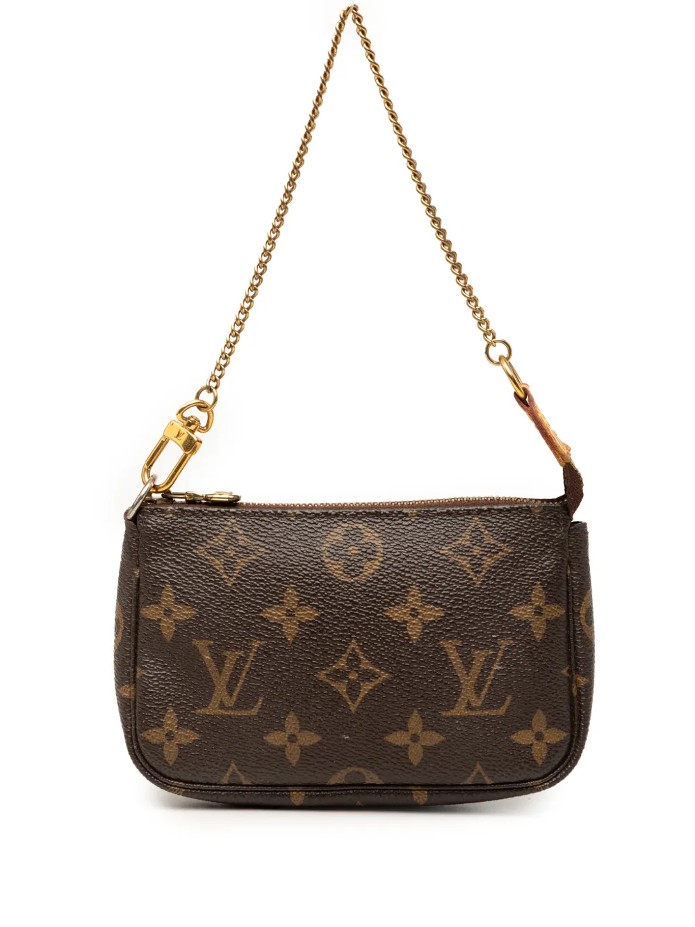 Louis Vuitton Pre-Owned Borsa a mano Pochette Accessoires mini con monogramma 2009 - Marrone