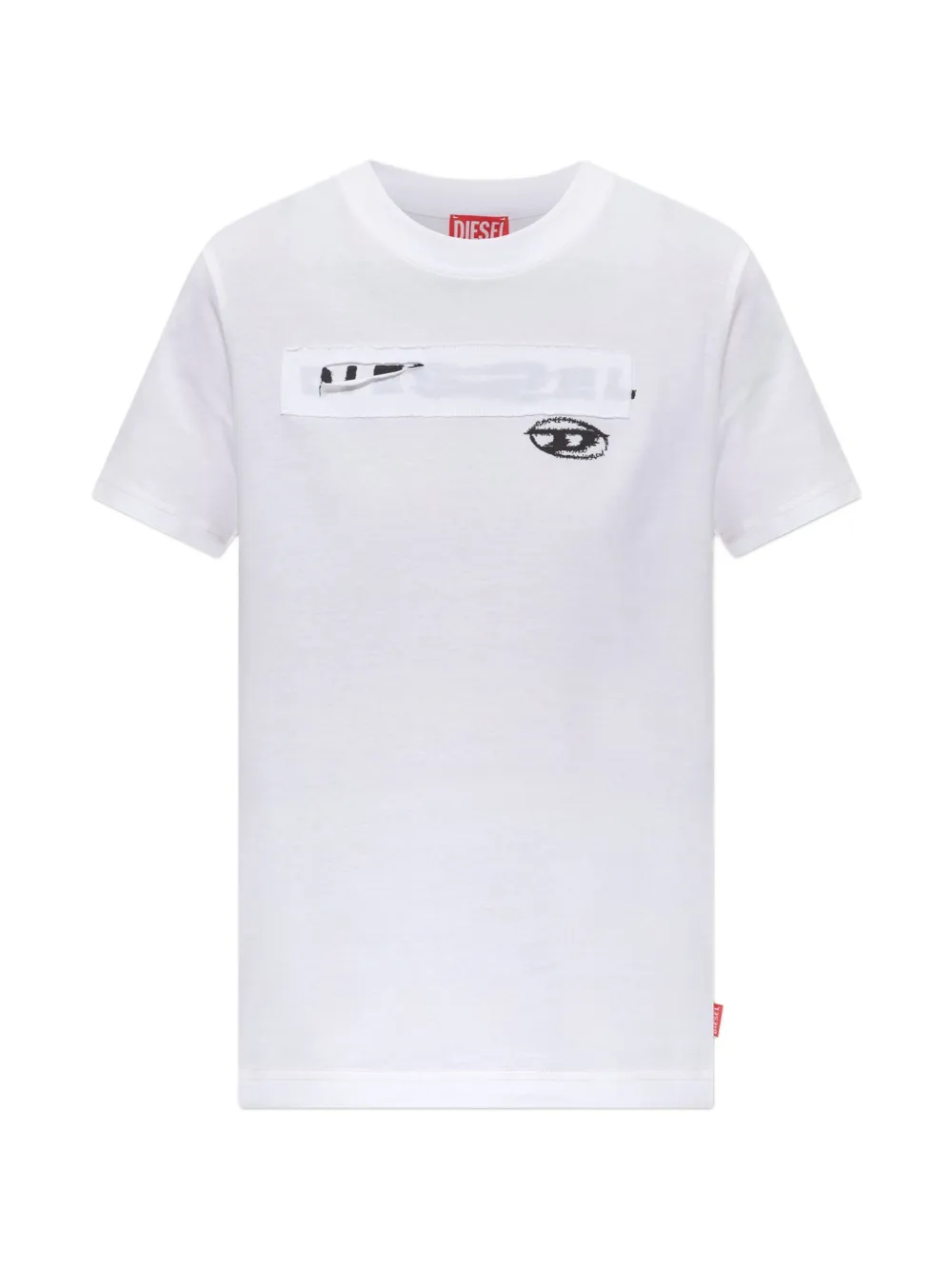 Diesel T-shirt T-REG-ZAL-V1 con stampa - Bianco