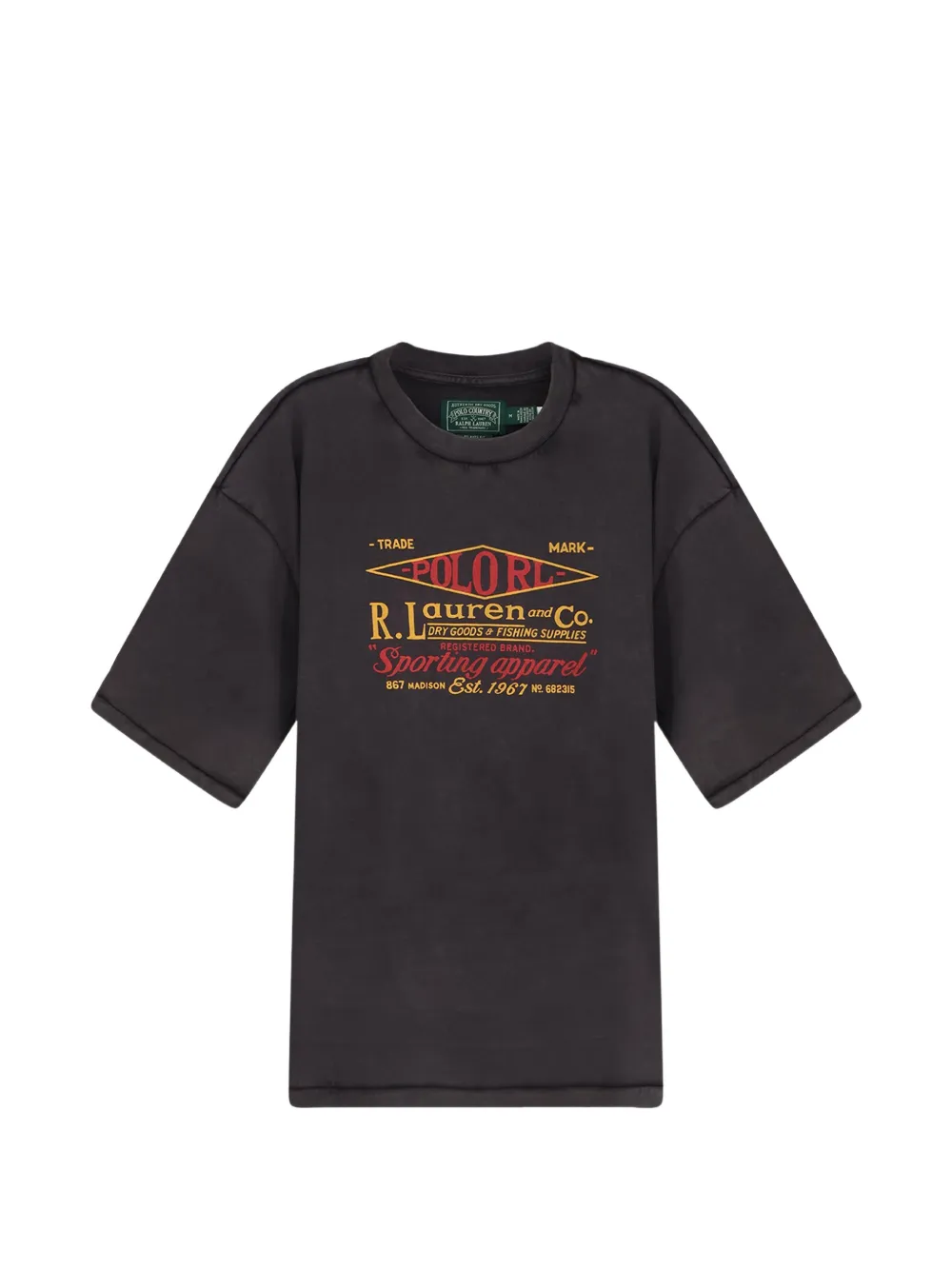 Polo Ralph Lauren relaxed fit jersey graphic T-shirt - Nero