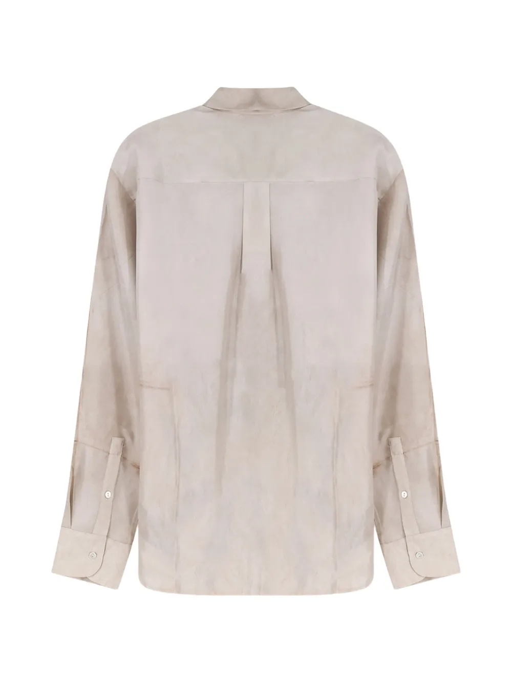 Pierre-Louis Mascia Zijden blouse met bloemenprint Beige