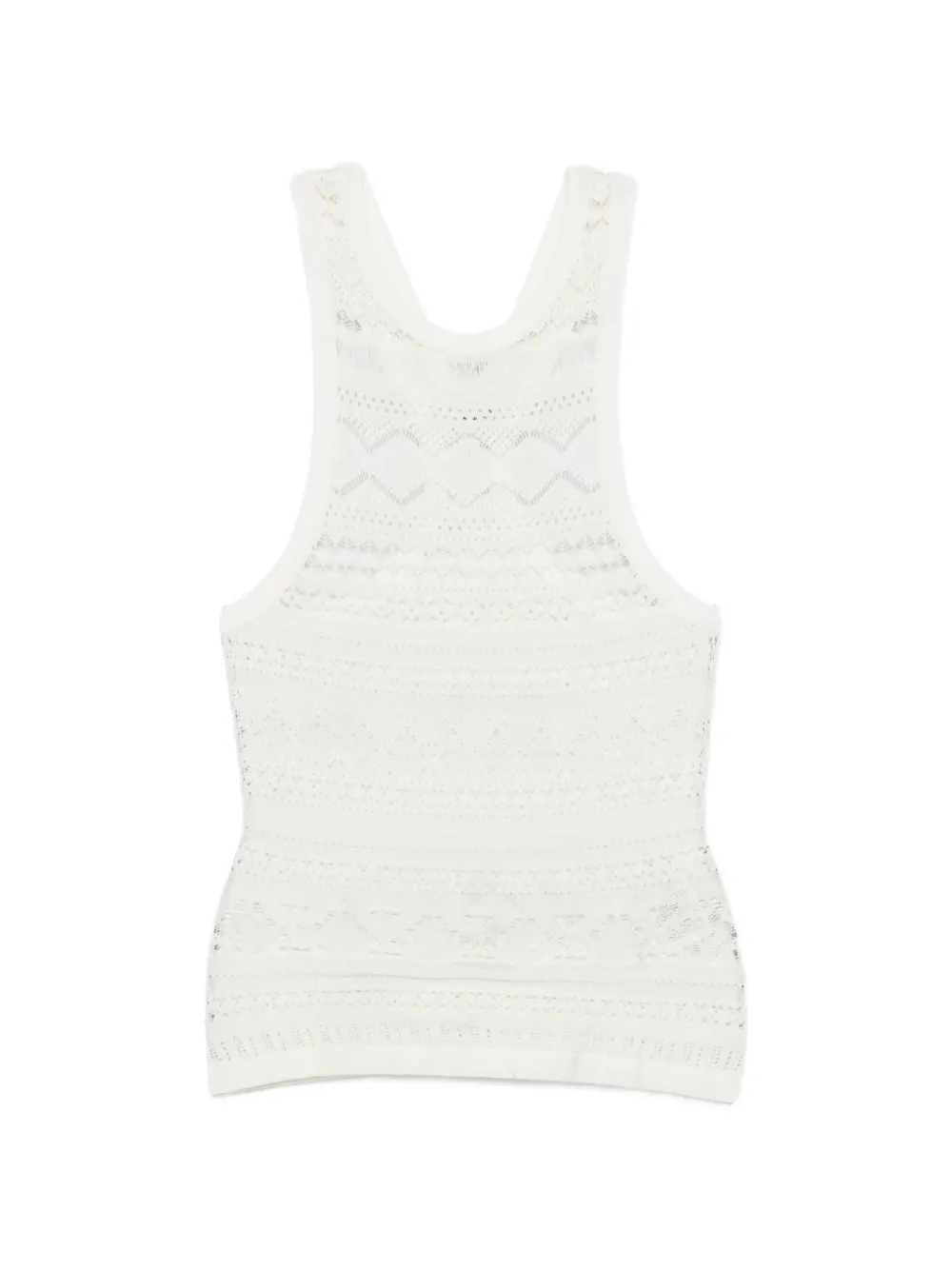 Nanushka Raisie lace racerback tank top - Toni neutri