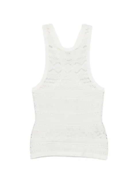 Nanushka Raisie lace racerback tank top