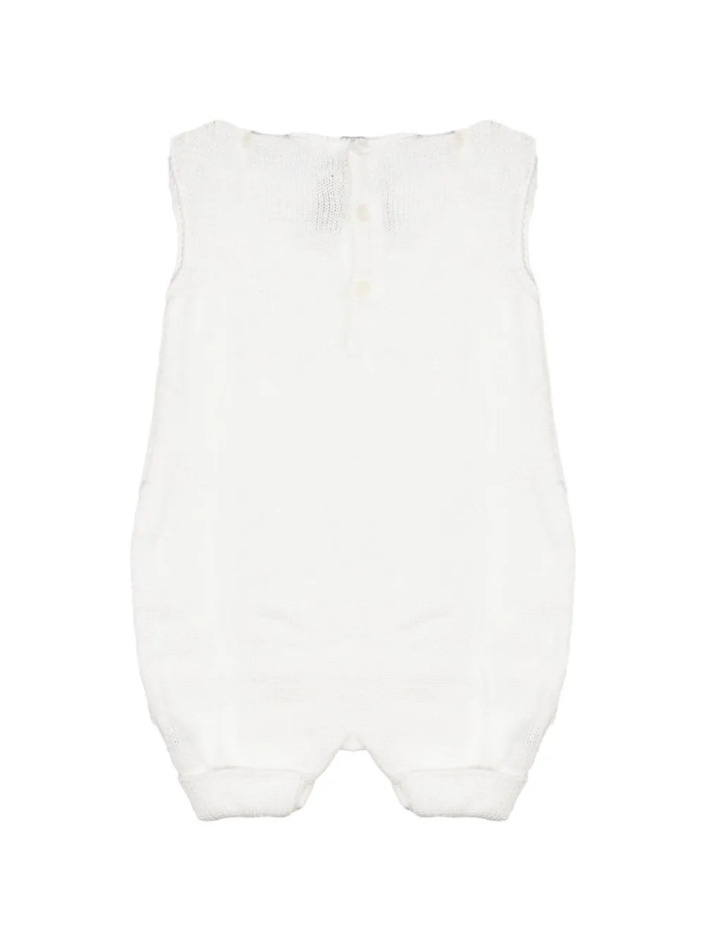 Little Bear Mouwloze romper Wit