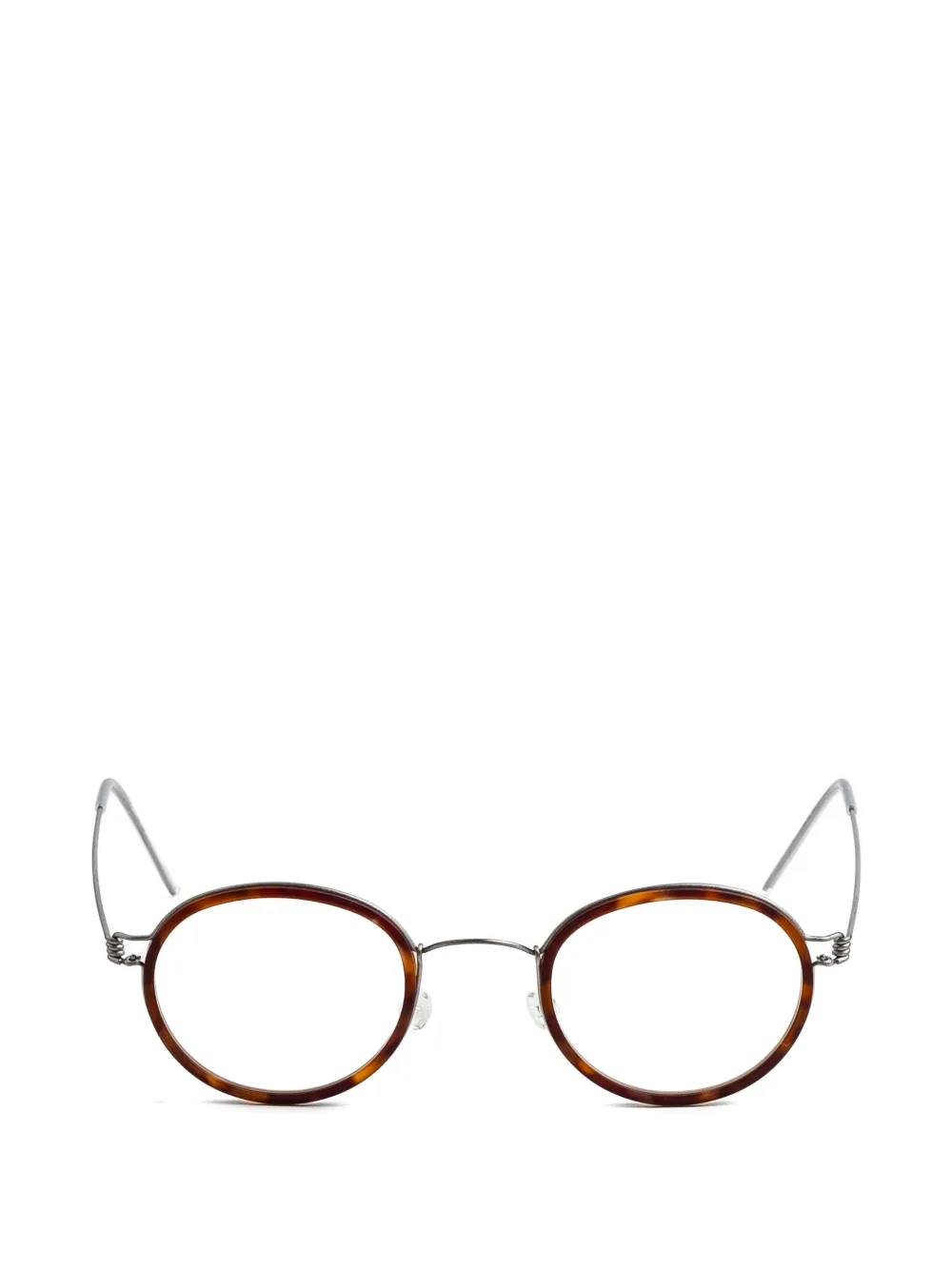 Lindberg Lex round-frame glasses - Marrone