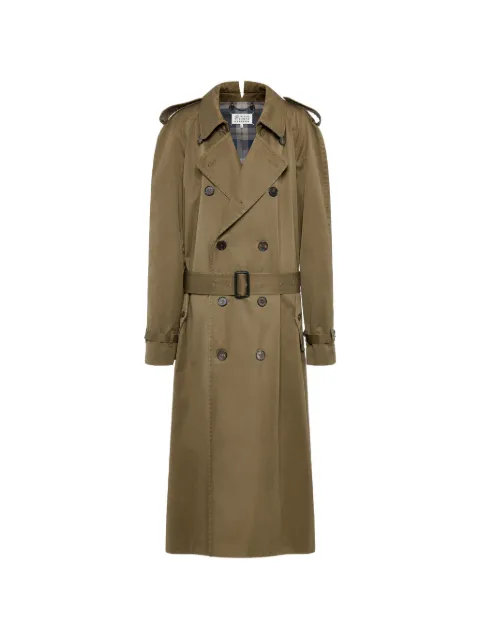 Maison Margiela gabardina con doble botonadura