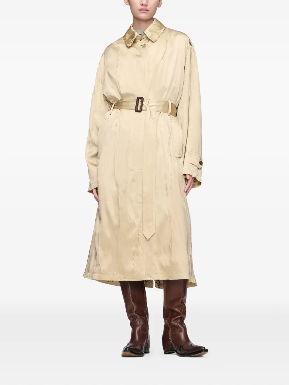 Maison Margiela Bonded Creases trenchcoat Beige