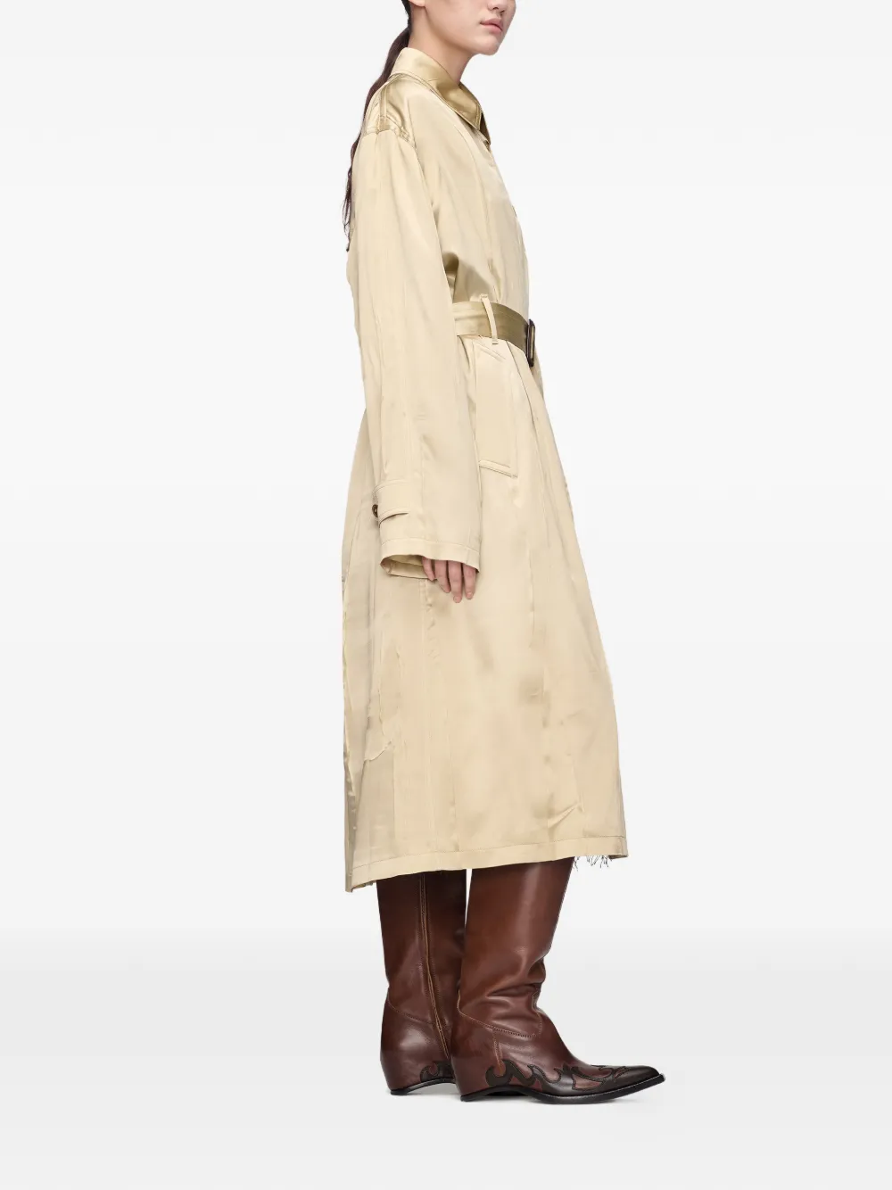 Maison Margiela Bonded Creases trenchcoat Beige