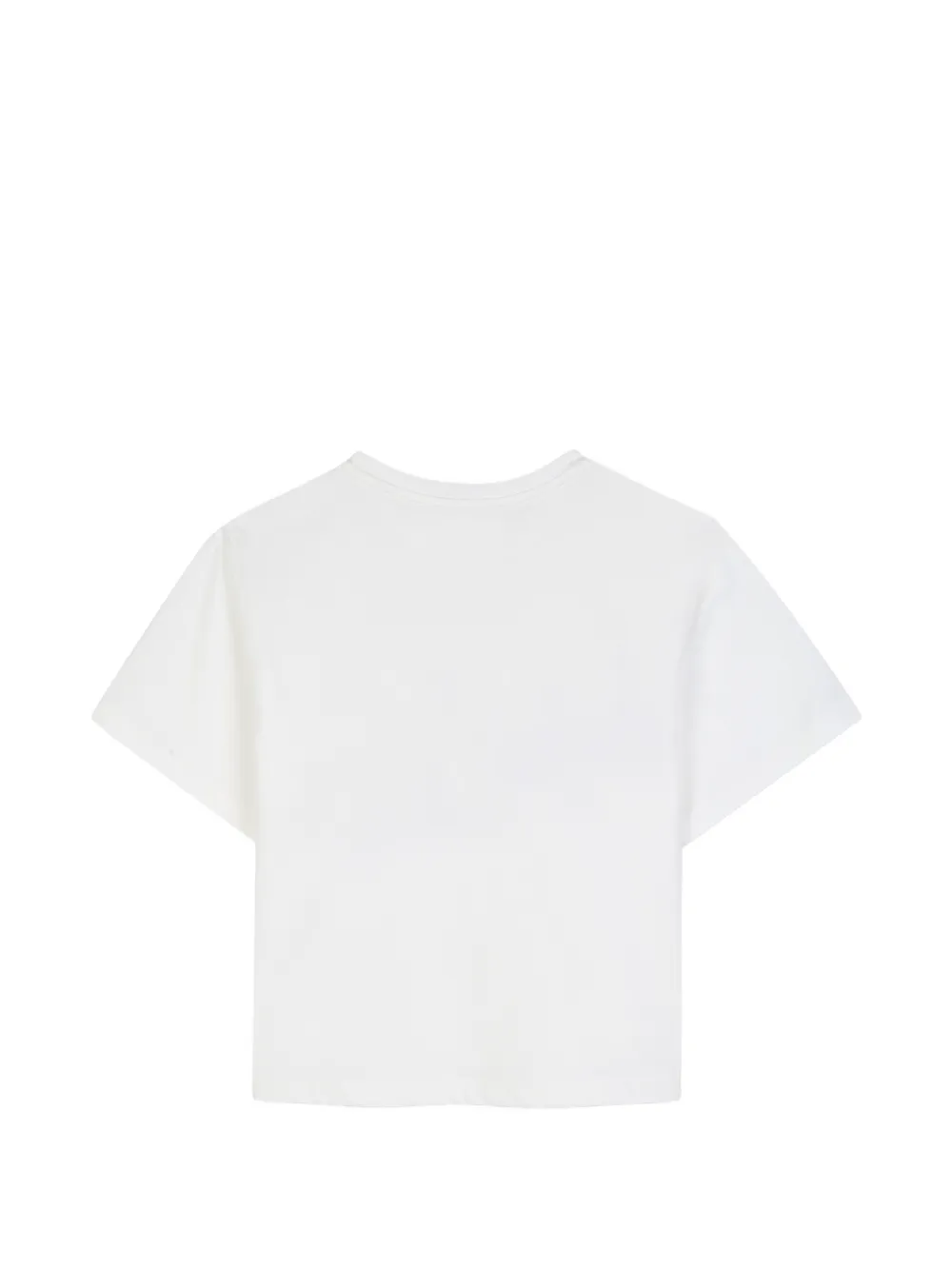 Lanvin Enfant T-shirt met bloemenprint Wit