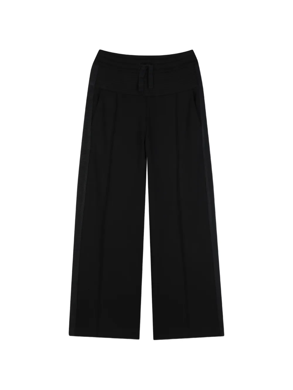 Lanvin Enfant side-stripe drawstring-fastening trousers - Nero