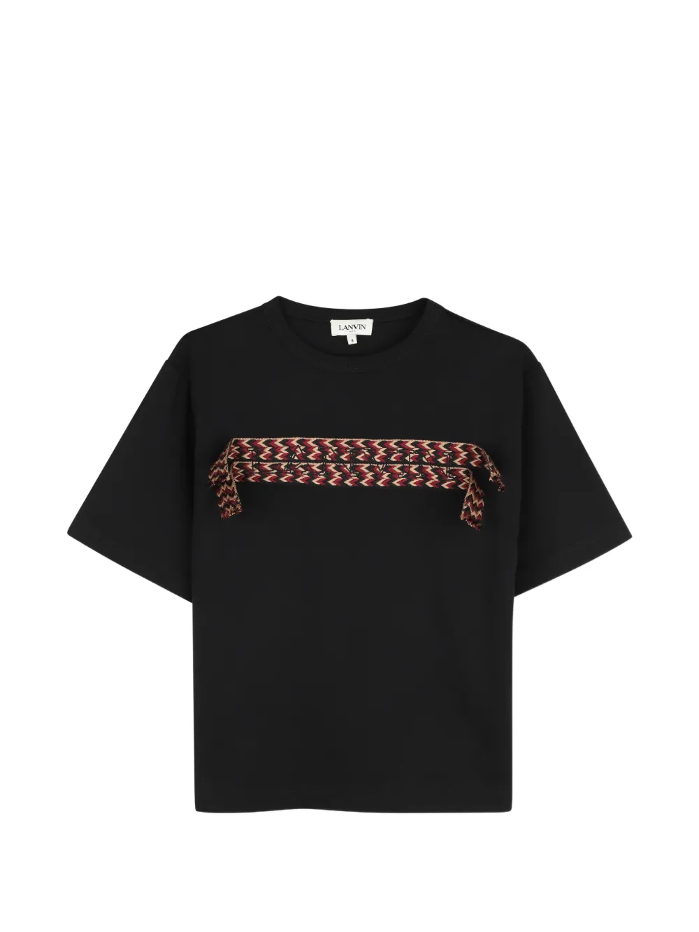 Lanvin Enfant T-shirt con stampa - Nero