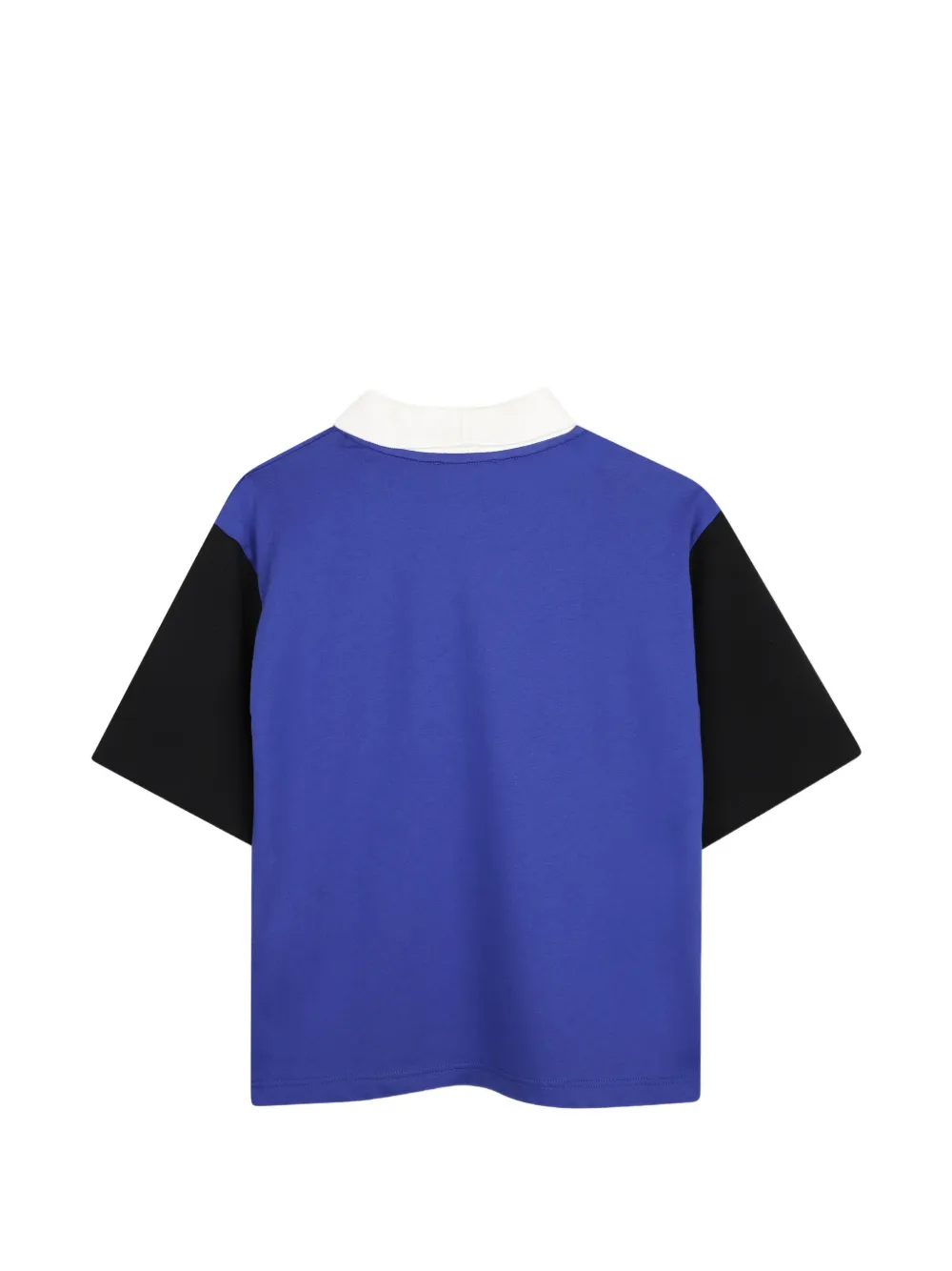 Lanvin Enfant T-shirt met colourblocking Blauw