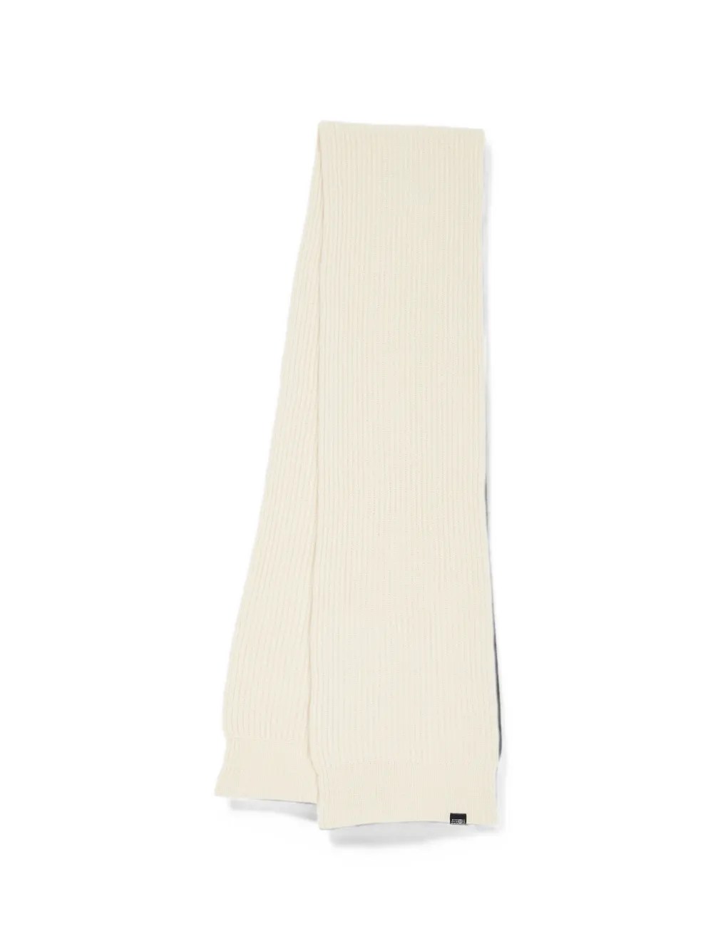 MM6 Maison Margiela Gebreide katoenen sjaal Beige