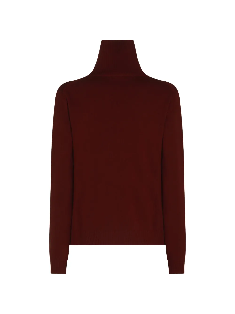 Jil Sander Geribbelde coltrui Rood