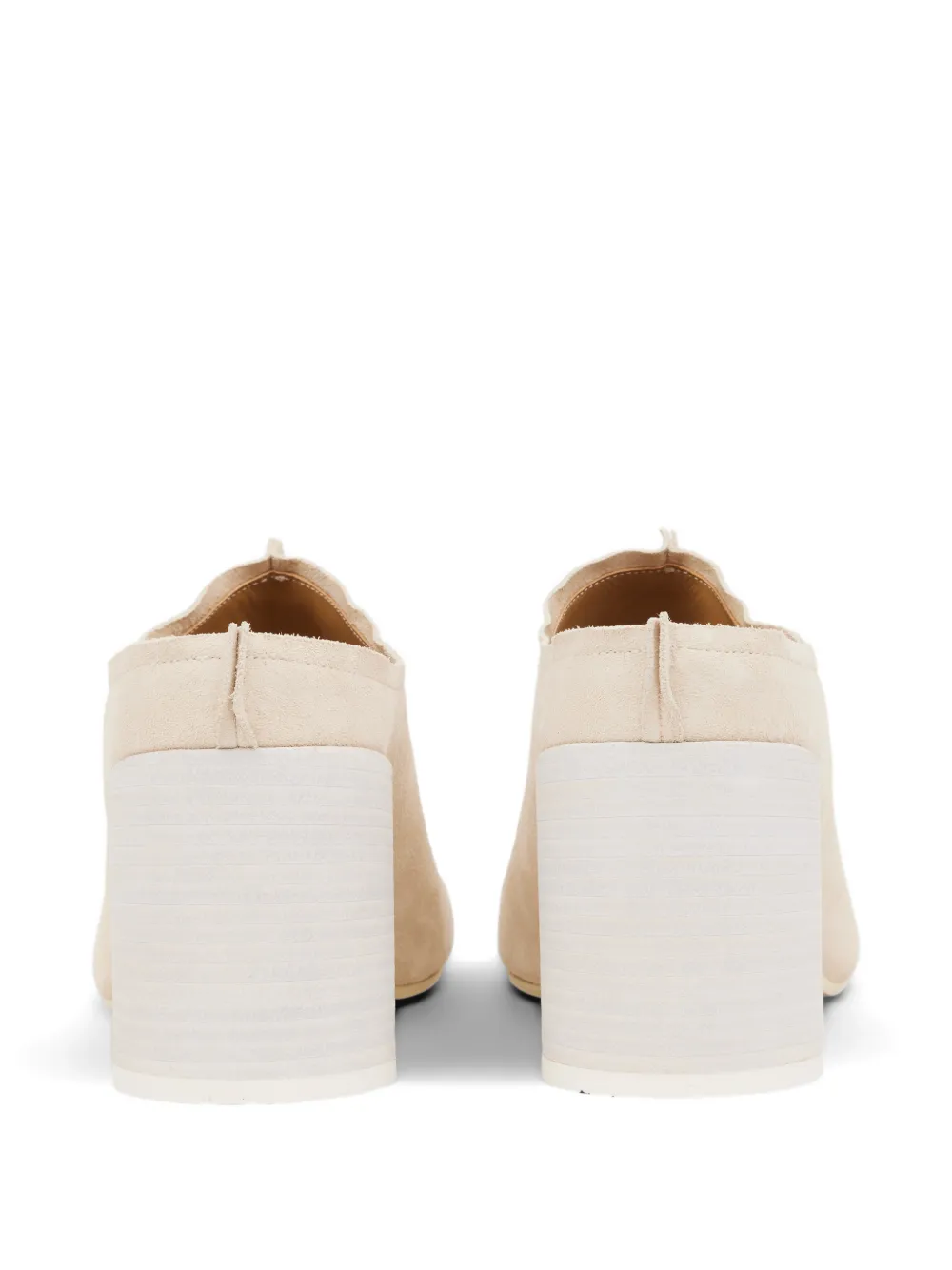 MM6 Maison Margiela Anatomic stitch-toe mules Beige