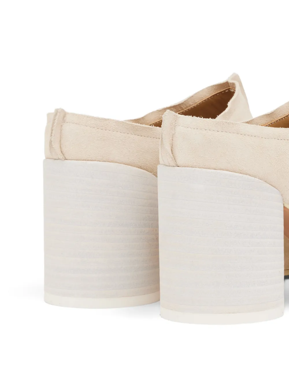 MM6 Maison Margiela Anatomic stitch-toe mules Beige