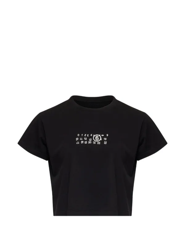 MM6 Maison Margiela オーバーダイ Tシャツ | ブラック | FARFETCH JP