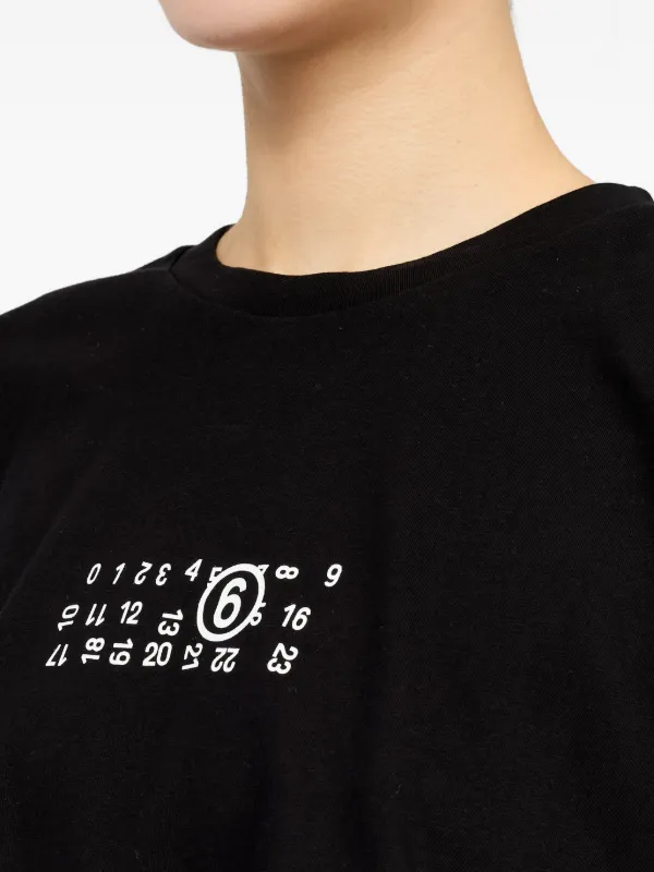 MM6 Maison Margiela オーバーダイ Tシャツ | ブラック | FARFETCH JP