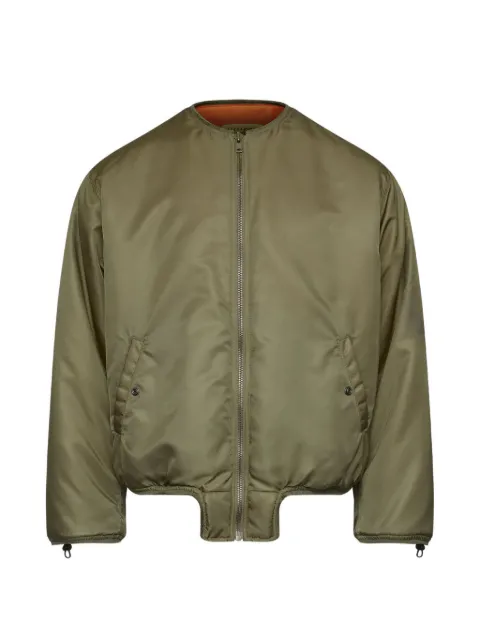 MM6 Maison Margiela chamarra de nylon con forro en contraste