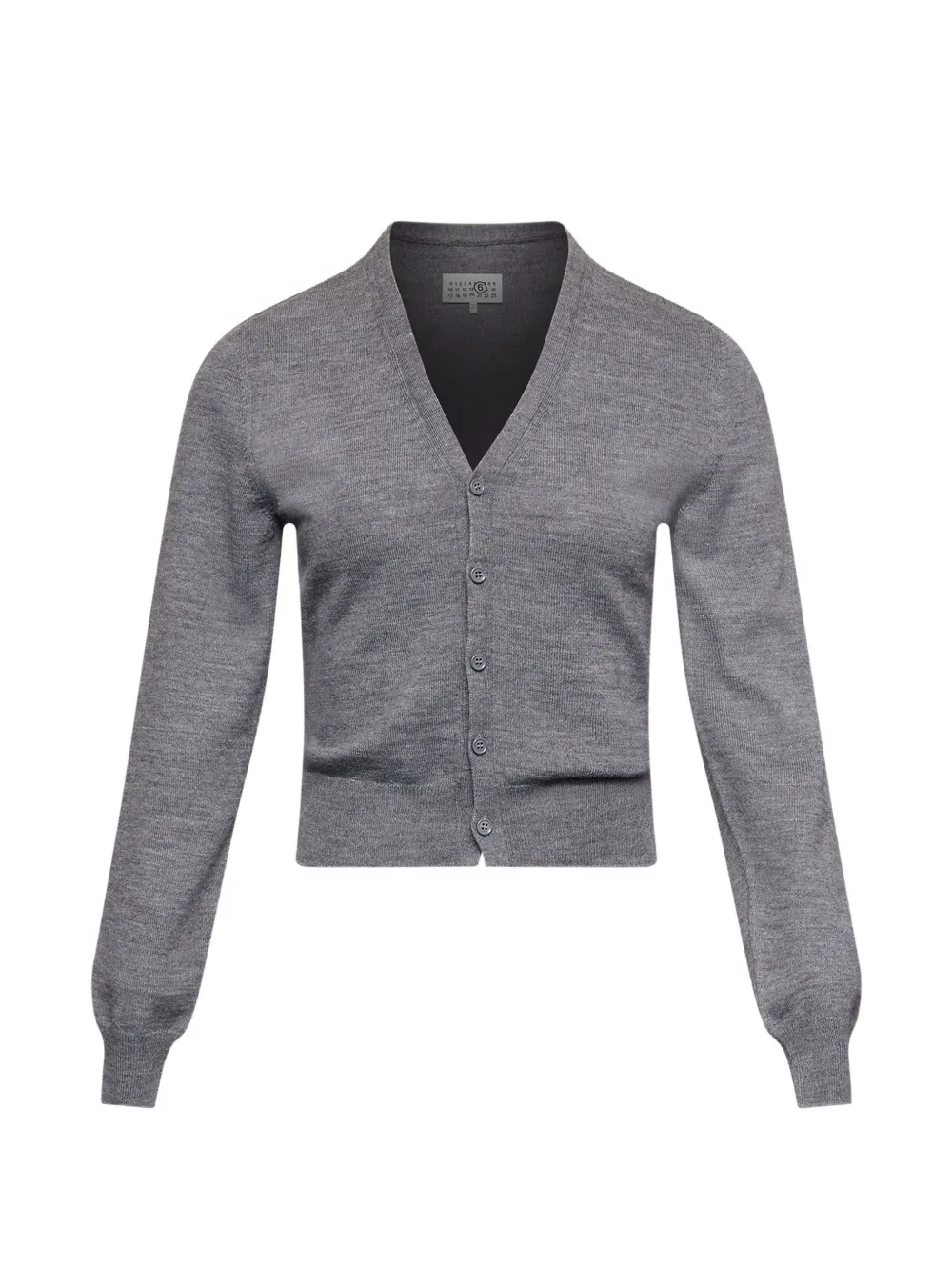 MM6 Maison Margiela cotton cardigan - Grigio