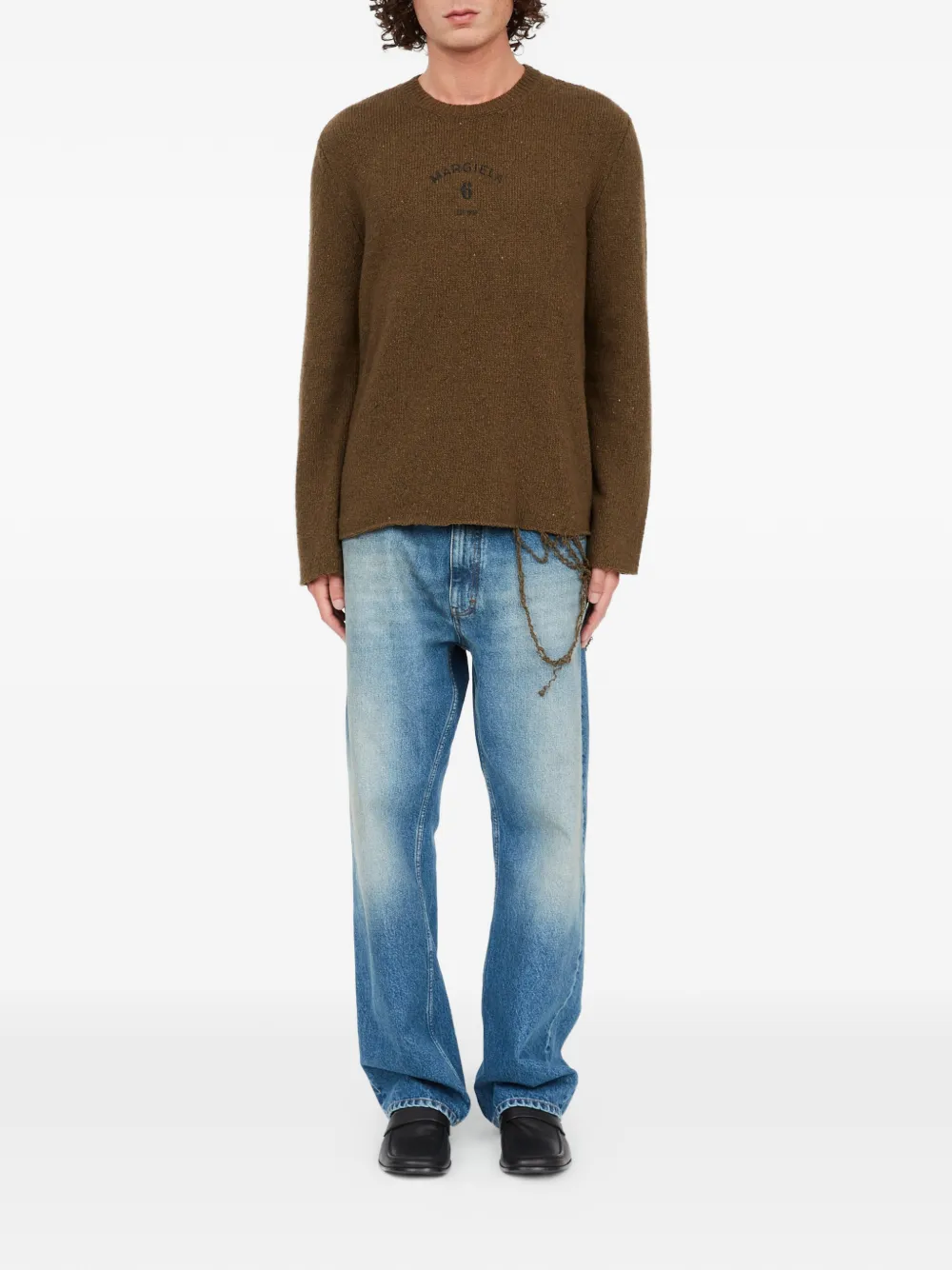 MM6 Maison Margiela Trui met wolblend Bruin