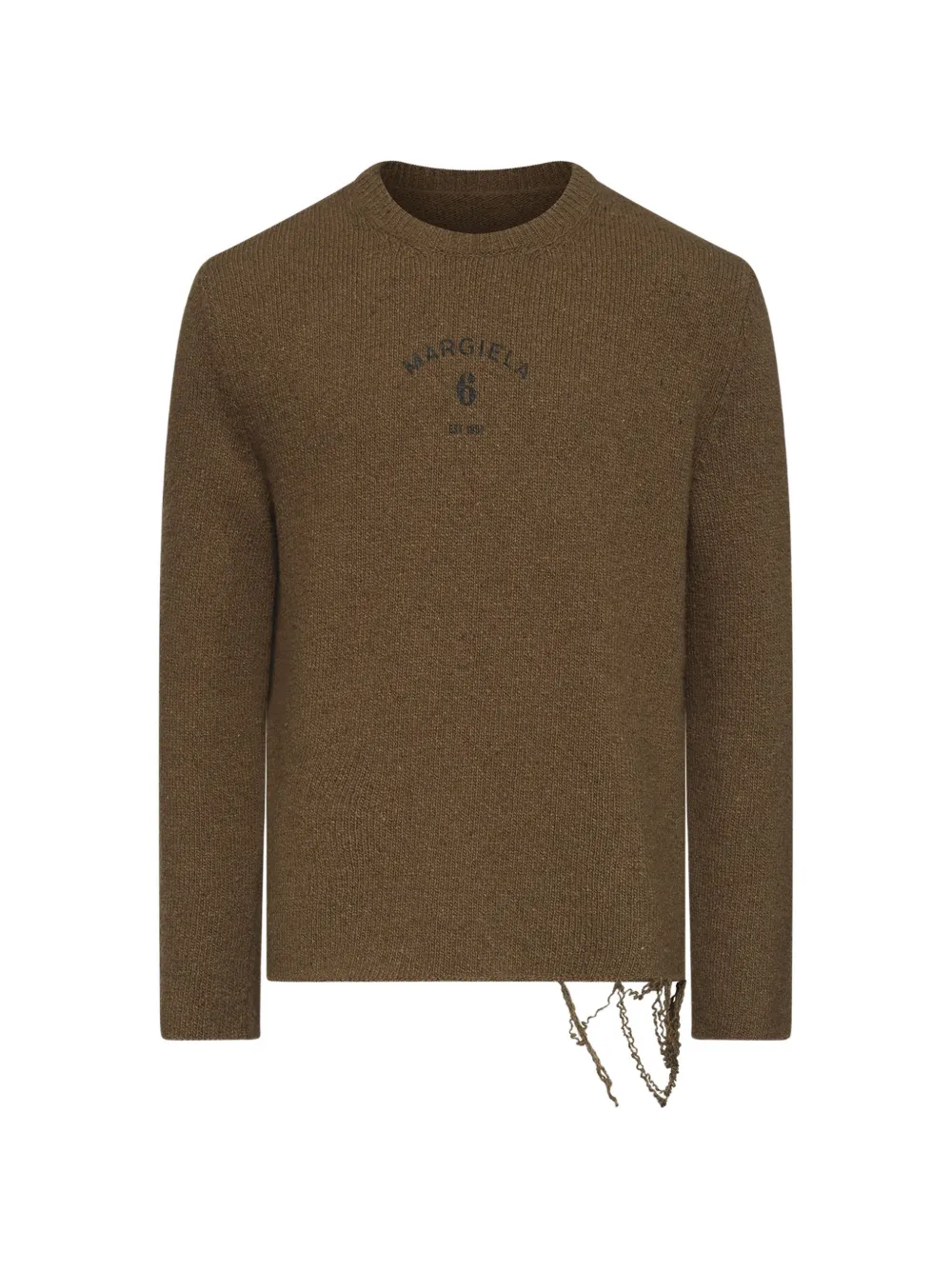 MM6 Maison Margiela wool-blend jumper - Brown