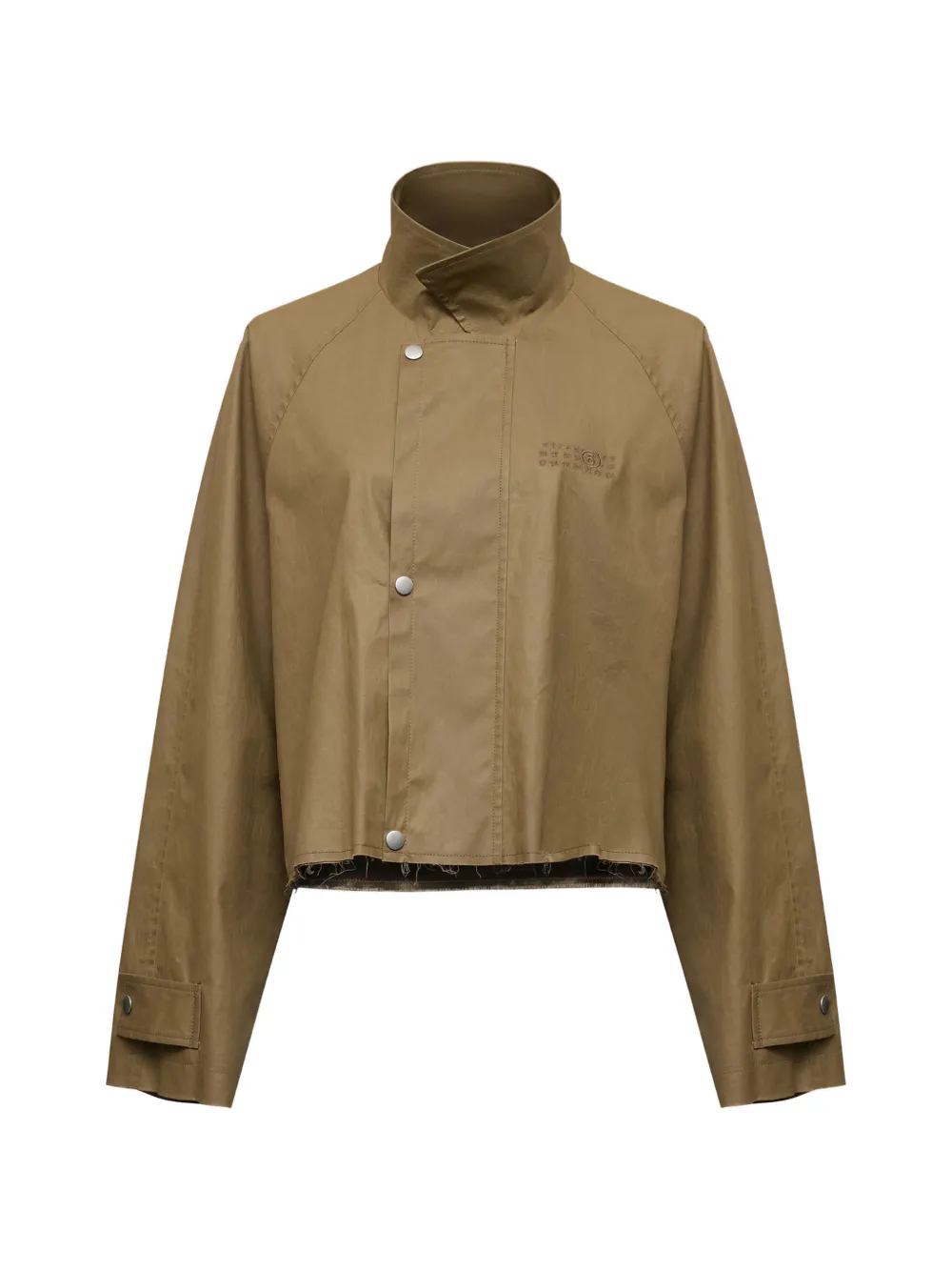 MM6 Maison Margiela coated trench jacket - Braun