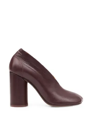 MM6 Maison Margiela レザーパンプス | FARFETCH JP