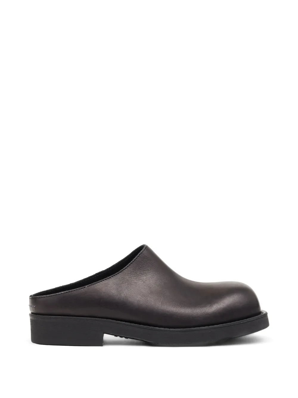 MM6 Maison Margiela Biker round-toe mules - Schwarz