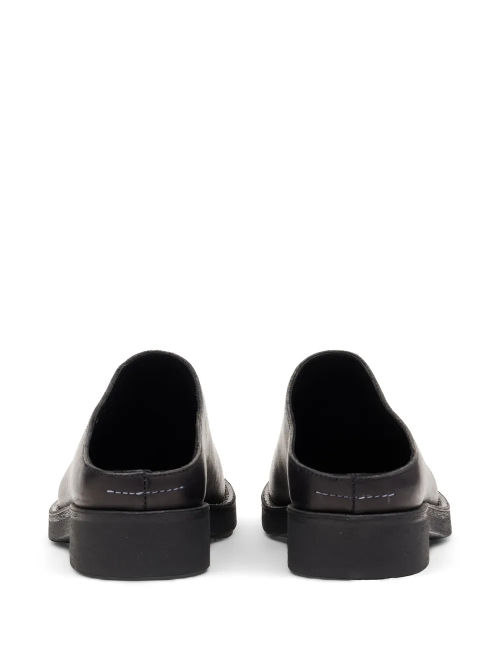 MM6 Maison Margiela Biker round-toe mules Zwart