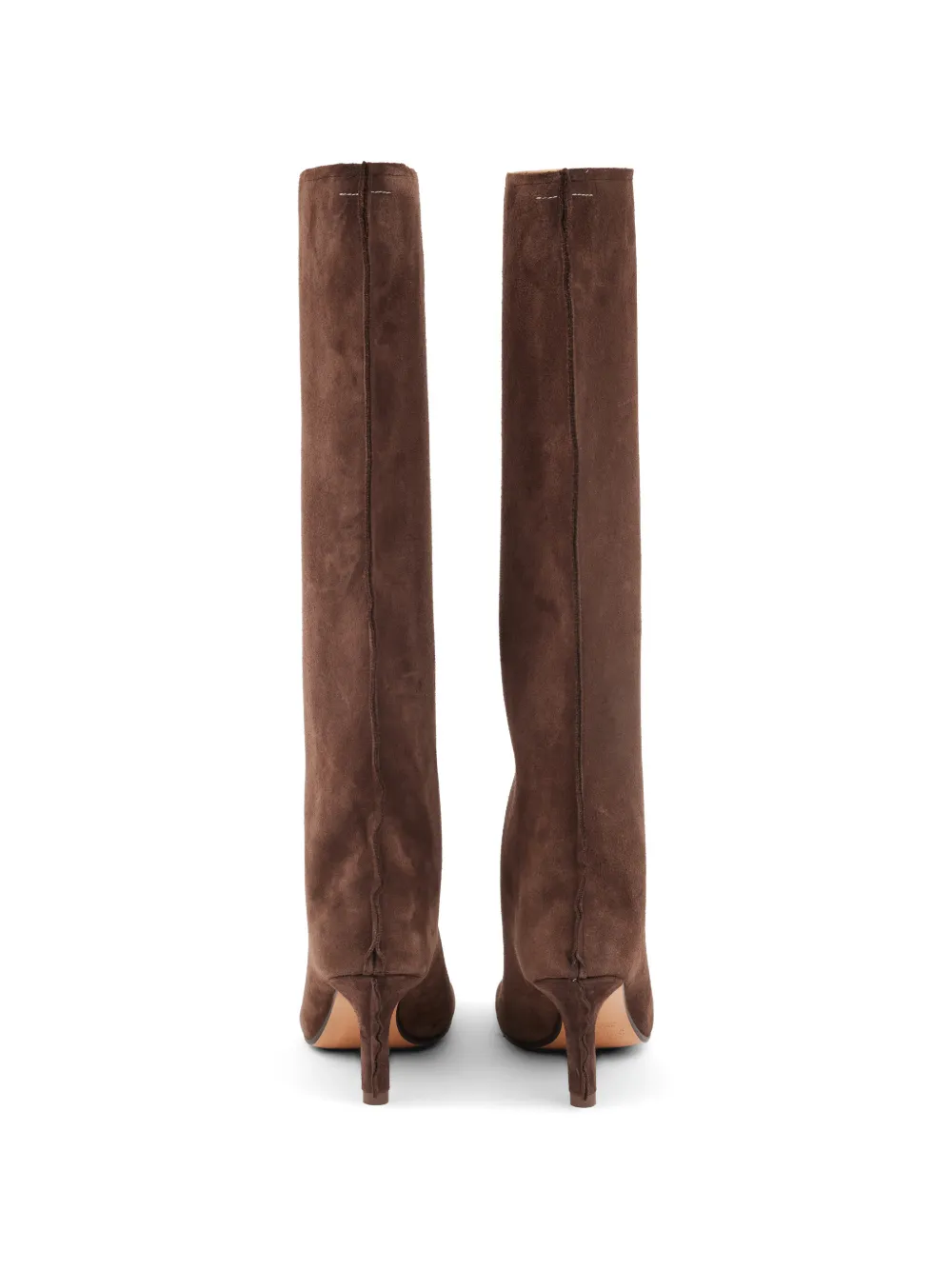MM6 Maison Margiela Anatomic suede boots Bruin