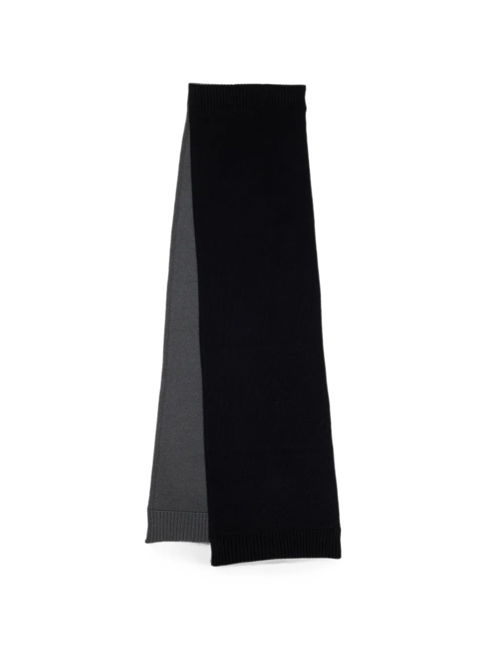 MM6 Maison Margiela Gebreide katoenen sjaal Zwart