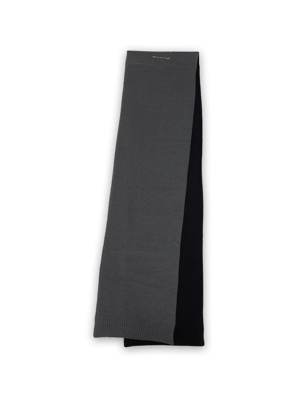 MM6 Maison Margiela cotton knit scarf - Nero
