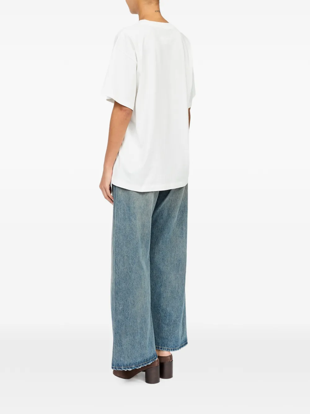 MM6 Maison Margiela Katoenen T-shirt met print Wit