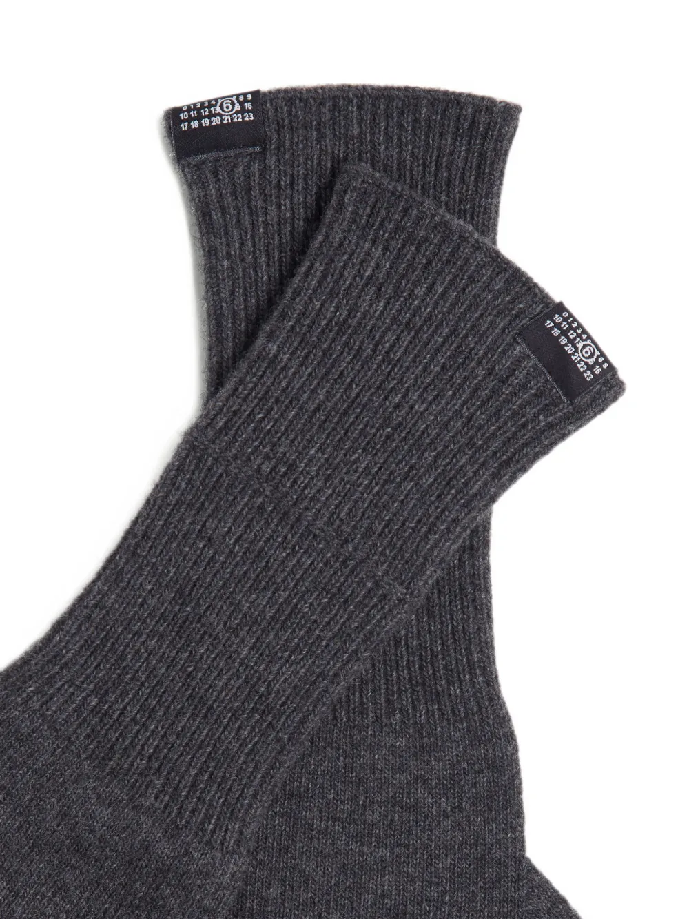 MM6 Maison Margiela Wollen handschoenen Grijs