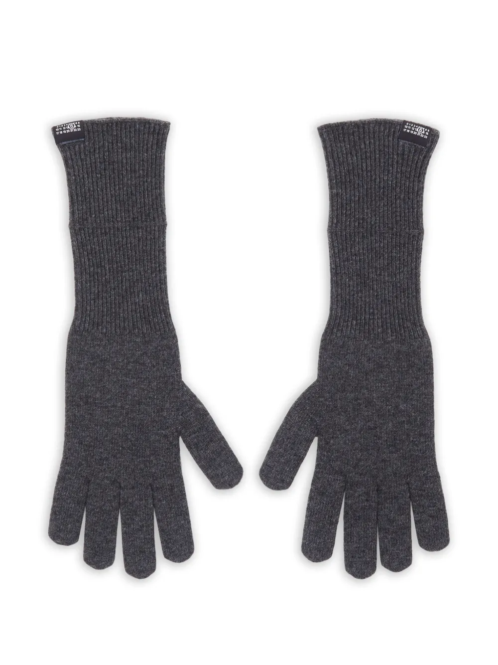 MM6 Maison Margiela Klassische Handschuhe - Grau