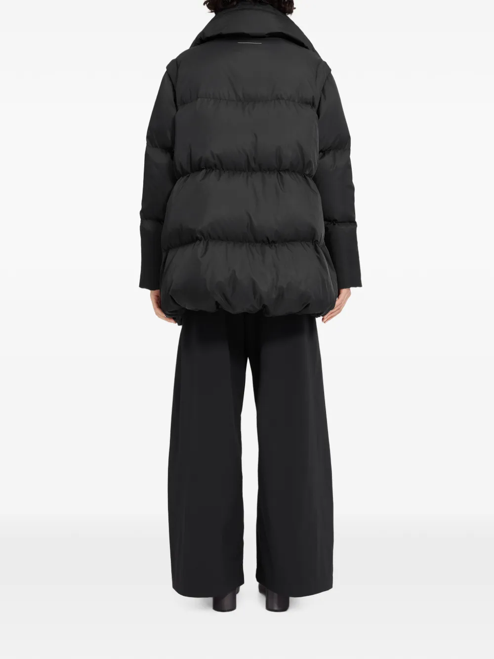 MM6 Maison Margiela Nylon donsjack Zwart
