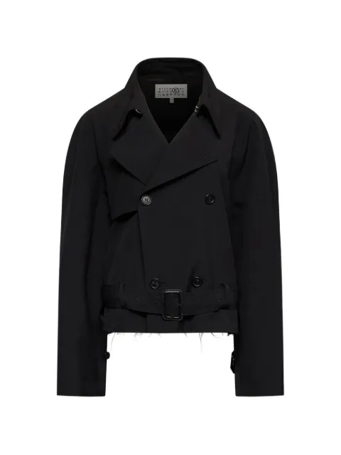 MM6 Maison Margiela belted wool blend jacket