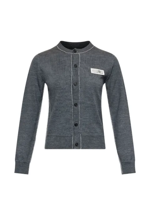 MM6 Maison Margiela cárdigan con botones en la parte delantera