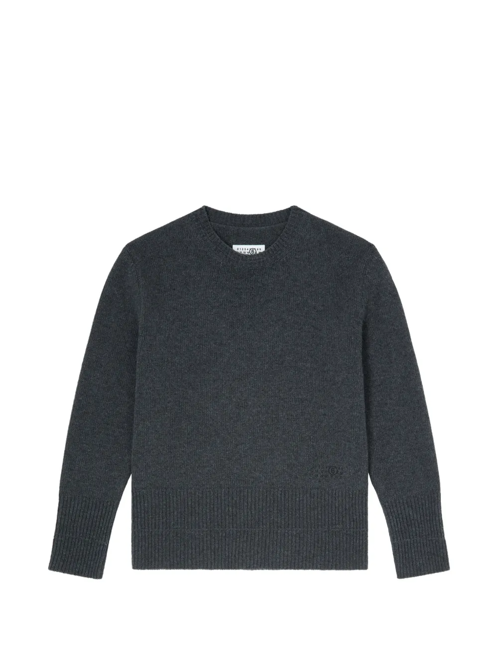 MM6 Maison Margiela wool crew-neck sweater - Grau