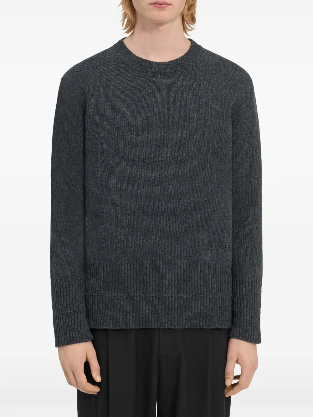 MM6 Maison Margiela Trui met ronde hals Grijs