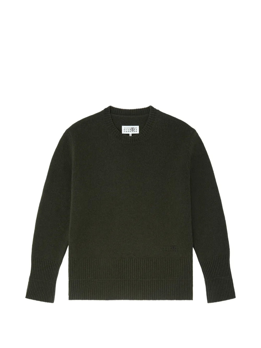 MM6 Maison Margiela Maglione girocollo in lana - Verde