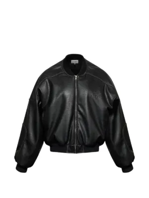 MM6 Maison Margiela クロップド ボンバージャケット | ブラック