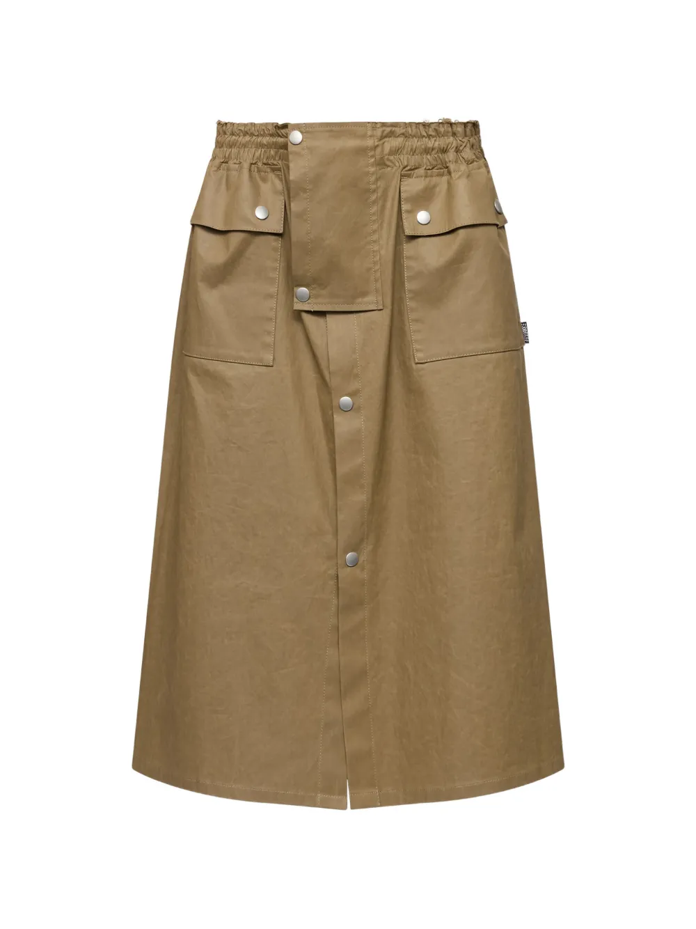 MM6 Maison Margiela Gonna midi con coulisse - Verde