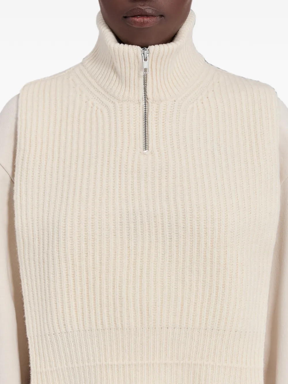MM6 Maison Margiela Spencer van wolmix Beige
